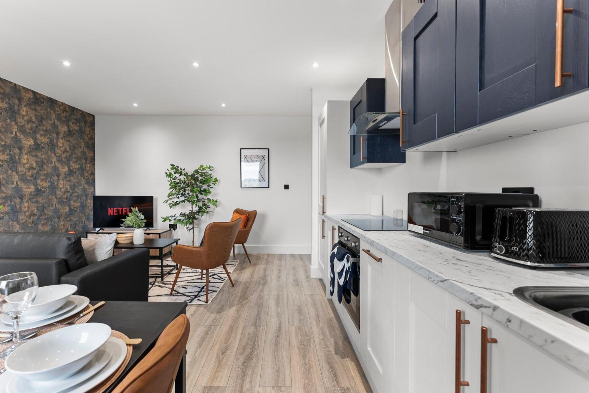 Stylish Two-Bedroom Flat In Norwich Bagian luar foto